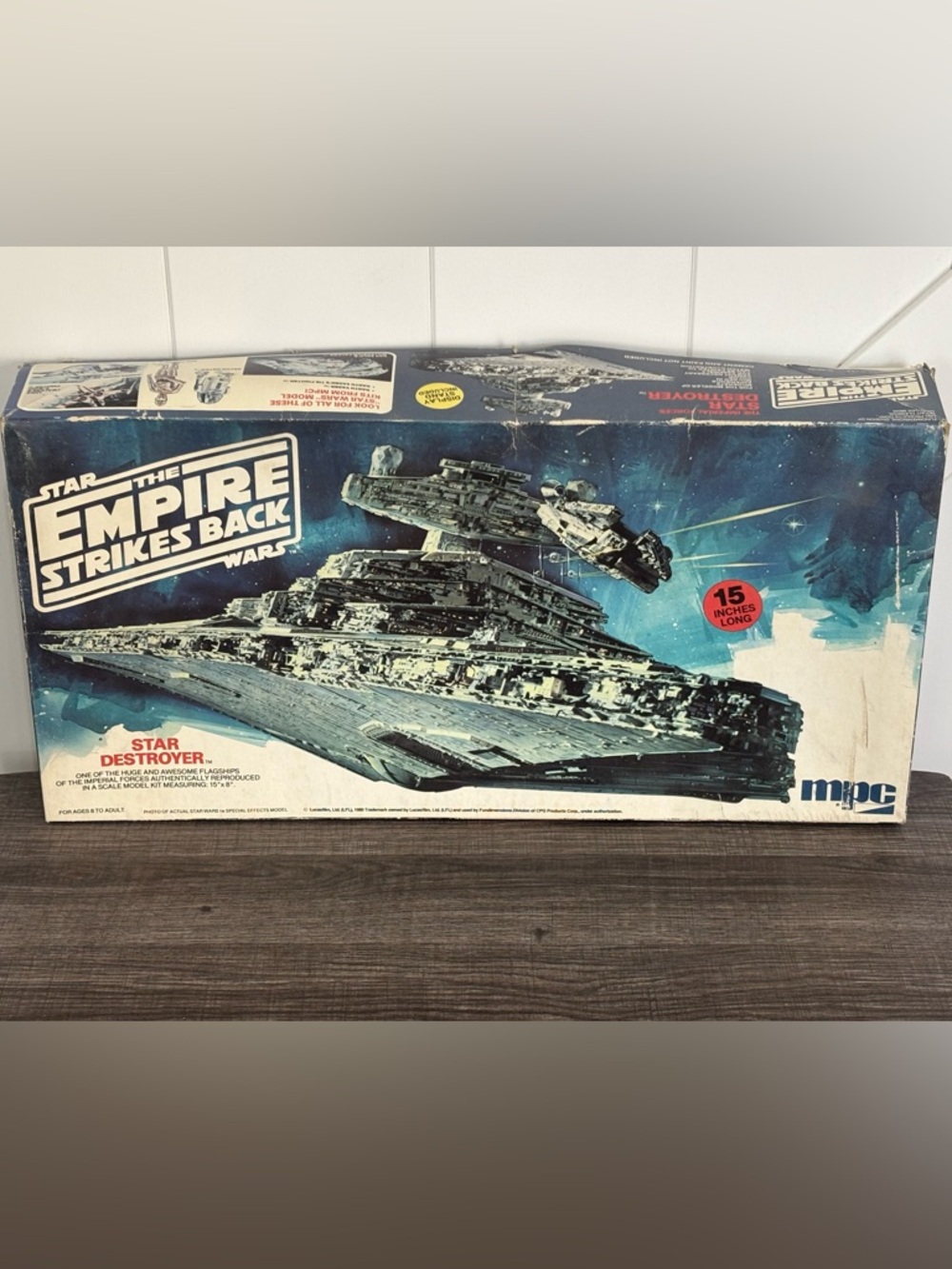 Vintage Star Wars The Empire Strikes Back Star Destroyer Model
